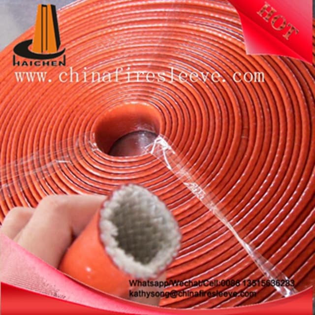 silicone coated fire sleeve